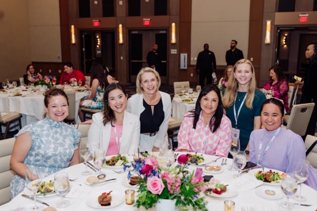 group of women smiling