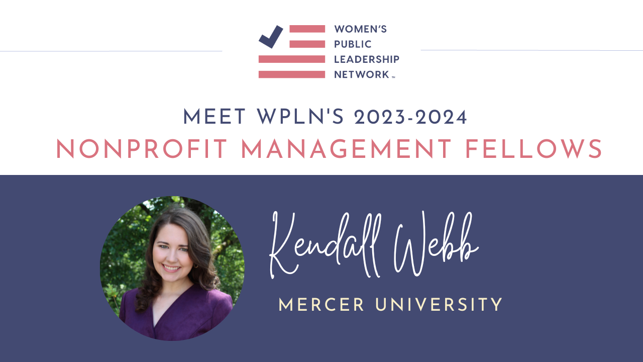 Meet the WPLN Fellows: Kendall Webb